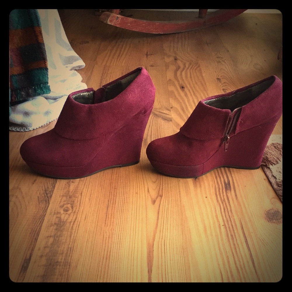Wedge booties!